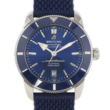Breitling Superocean Heritage B20 Automatic 46 Blue Dial Blue Mesh Bracelet Watch for Men - AB2020161C1S1