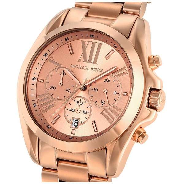 Michael Kors Bradshaw Rose Gold Dial Rose Gold Steel Strap Watch for Women - MK5503