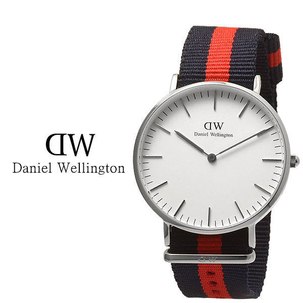 Daniel Wellington Classic Oxford White Dial Two Tone NATO Strap Watch For Women - DW00100046