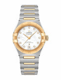 Omega Constellation Manhattan Mother of Pearl Dial Two Tone Steel Strap Watch for Women - 131.20.28.60.55.002