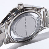 Marc Jacobs Tether Transparent Silver Dial Silver Steel Strap Watch for Women - MBM3416