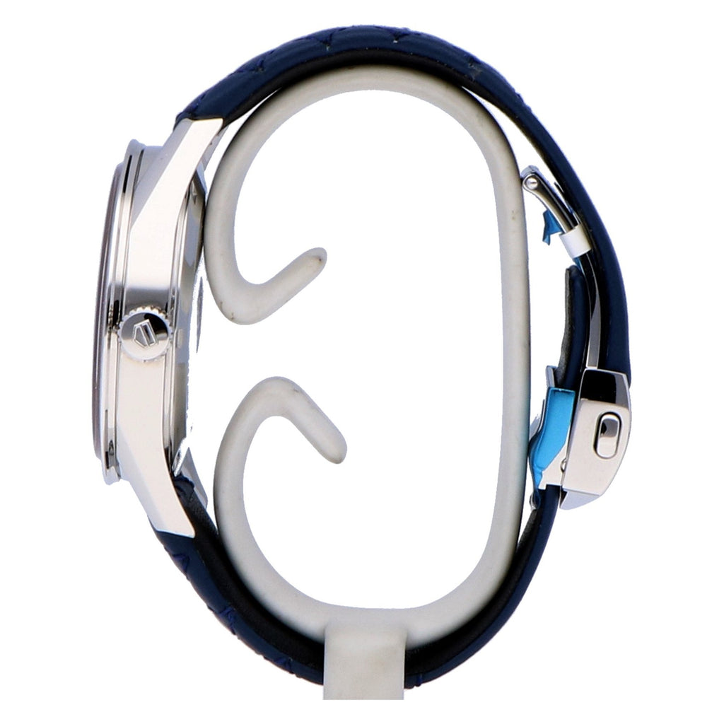 Tag Heuer Carrera Quartz Diamonds Blue Dial Blue Leather Strap Watch for Women - WAR1114.FC6391