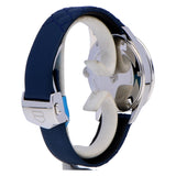 Tag Heuer Carrera Quartz Diamonds Blue Dial Blue Leather Strap Watch for Women - WAR1114.FC6391