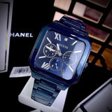 Guess Dress Multifunction Blue Dial Blue Steel Strap Watch for Men - GW0631G3