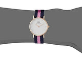 Daniel Wellington Classy Winchester White Dial Two Tone NATO Strap Watch For Women - DW00100065