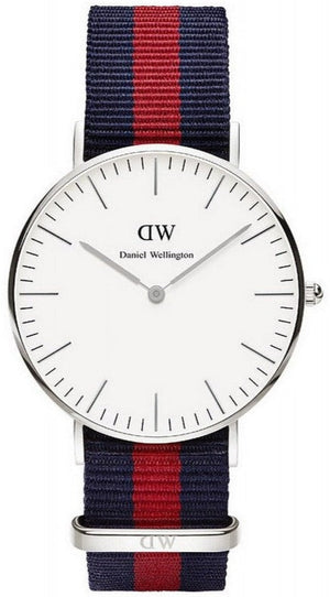 Daniel Wellington Classic Oxford White Dial Two Tone NATO Strap Watch For Women - DW00100046