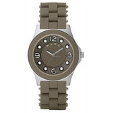 Marc Jacobs Pelly Grey Dial Grey Silicone Strap Watch for Women - MBM2539