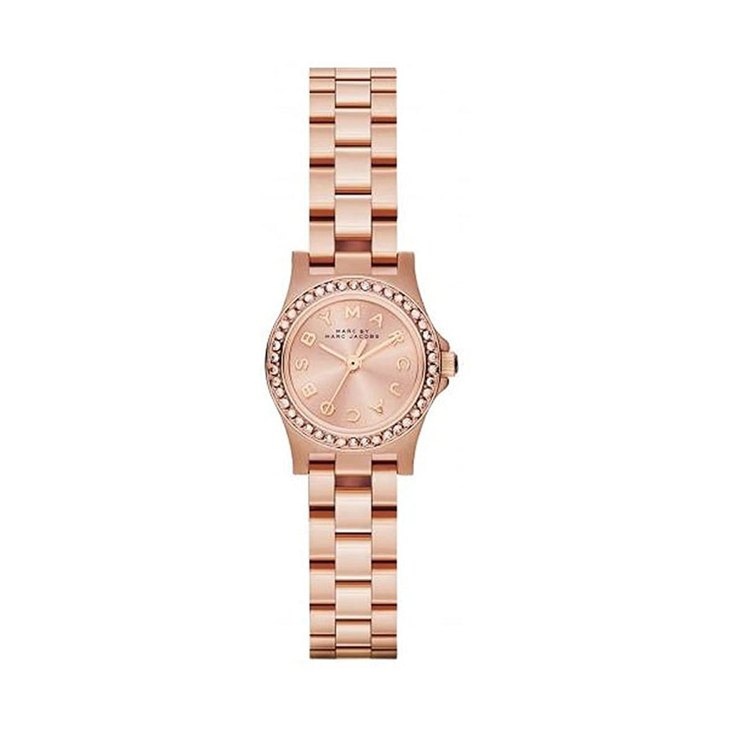 Marc Jacobs Henry Rose Gold Dial Rose Gold Steel Strap Watch for Women - MBM3278