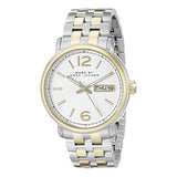 Marc Jacobs Fergus White Dial Two Tone Steel Strap Watch for Men - MBM5079