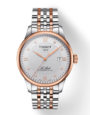 Tissot Le Locle Automatic Cosc Silver Dial Two Tone Steel Strap Watch For Men - T006.407.22.036.00