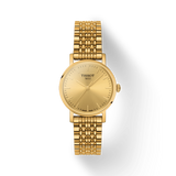 Tissot T Classic Everytime Desire Small Gold Dial Gold Mesh Bracelet Watch For Women - T109.210.33.021.00