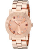 Marc Jacobs Amy Dexter Rose Gold Dial Rose Gold Steel Strap Watch for Women - MBM3216