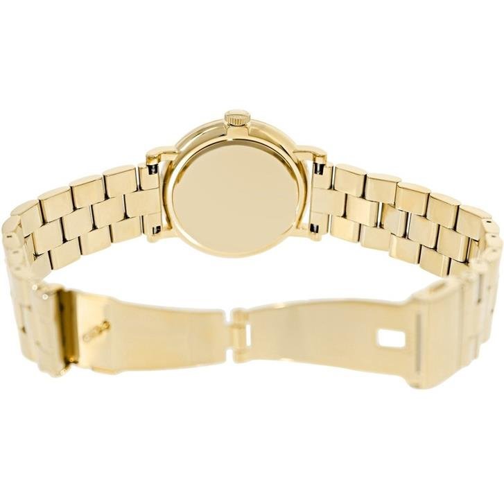 Marc Jacobs Baker Green Dial Gold Steel Strap Watch for Women - MBM3245