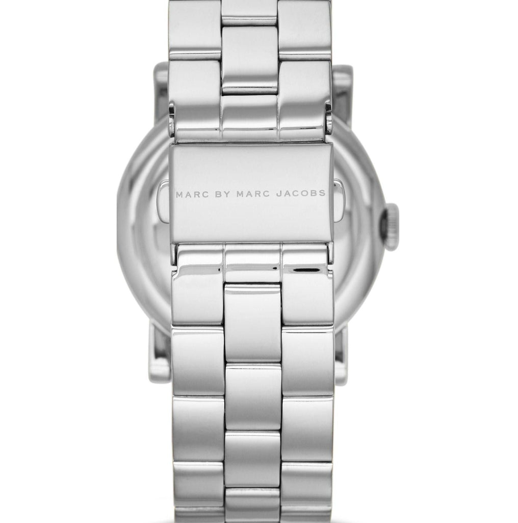 Marc Jacobs Amy Red Dial Silver Steel Strap Watch for Women - MBM3302