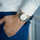 Tudor 1926 Automatic Silver Dial Silver Steel Strap Watch for Men - M91650-0001