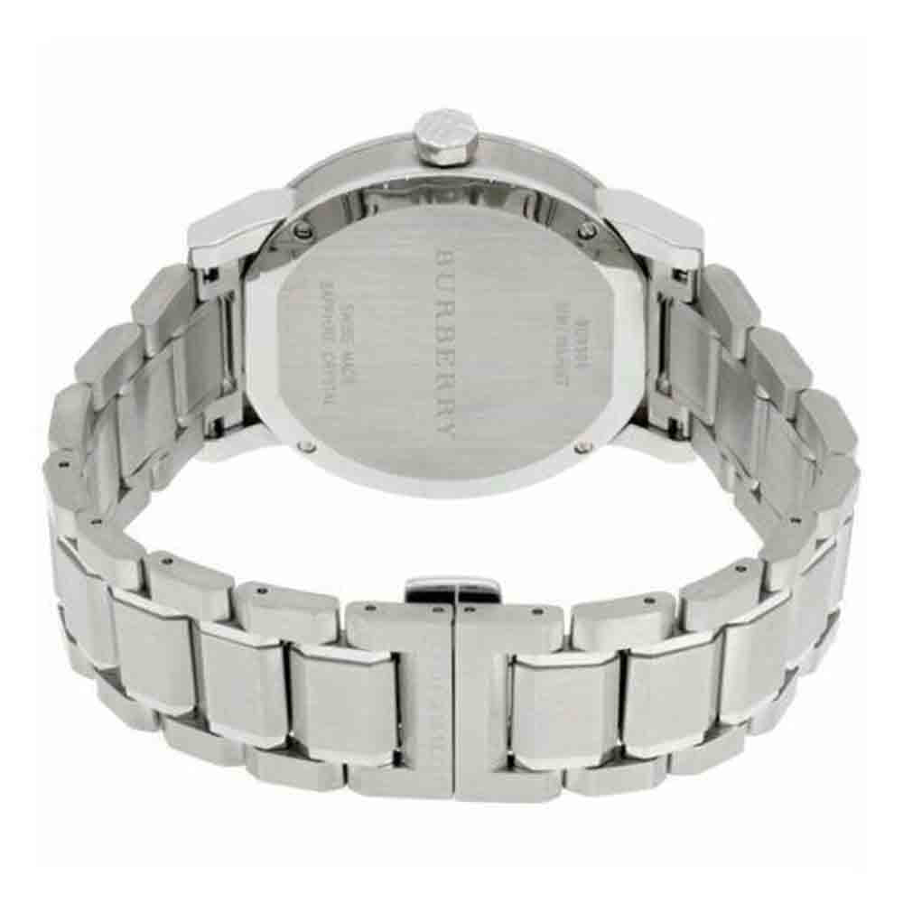 Burberry The City Silver Dial Silver Steel Strap Watch for Men - BU9900