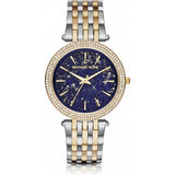 Michael Kors Darci Quartz Blue Dial Two Tone Steel Strap Watch For Women - MK3401