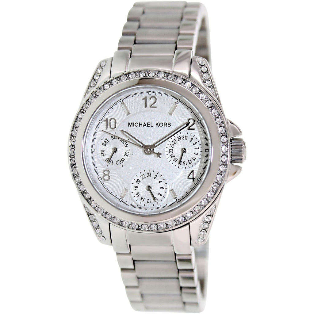 Michael Kors Blair Silver Dial SIlver Steel Strap Watch for Women - MK5612