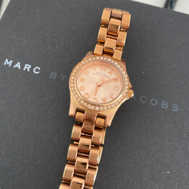 Marc Jacobs Henry Rose Gold Dial Rose Gold Steel Strap Watch for Women - MBM3278