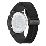 Salvatore Ferragamo Sapphire Chrono Black Dial Black Rubber Strap Watch for Men - SFME00621