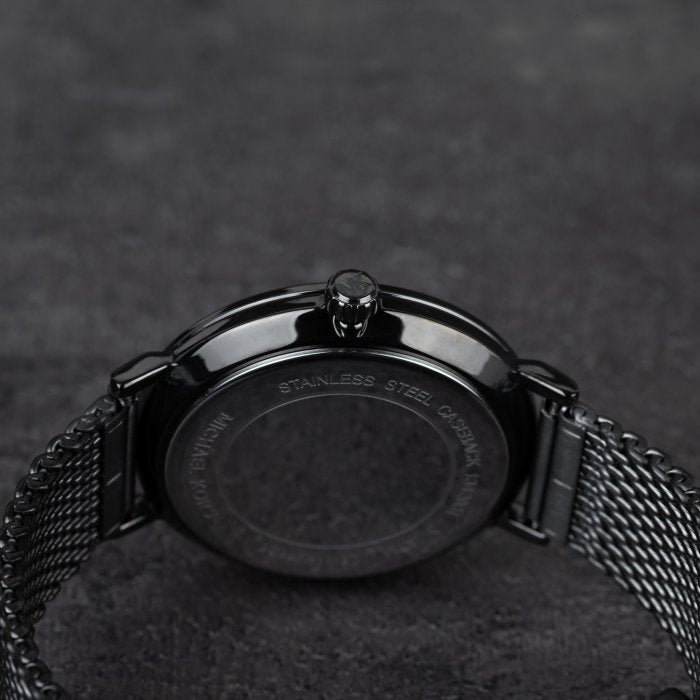 Michael Kors Auden Three-Hand Grey Dial Grey Mesh Strap Watch for Men - MK7151