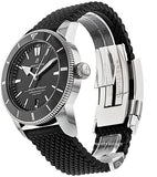 Breitling Superocean Heritage B20 Automatic 44 Black Dial Black Mesh Bracelet Watch for Men - AB2030121B1S1
