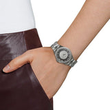 Marc Jacobs Henry White Dial Silver Steel Strap Watch for Women - MBM3291