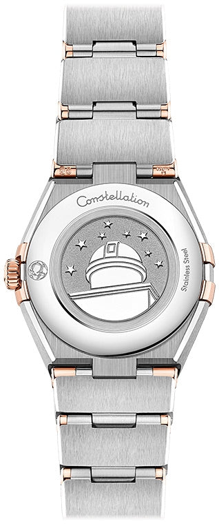 Omega Constellation Quartz Diamonds Mother of Pearl Dial Two Tone Steel Strap Watch for Women - 131.25.25.60.55.001