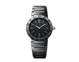 Bvlgari Bvlgari Lady Black Dial Black Steel Strap Watch for Women - BVLGARI103557