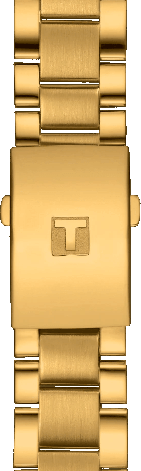 Tissot Chrono XL Classic Black Dial Gold Steel Strap Watch for Men - T116.617.33.051.00