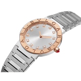 Bvlgari Bvlgari Bvlgari Lady Diamonds Silver Dial Silver Steel Strap Watch for Women - BVLGARI103577