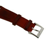 Gucci Interlocking G Brown Dial Brown Leather Strap Watch For Women - YA133319