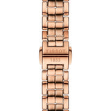 Tissot T Lady Flamingo Mother of Pearl Dial Rose Gold Steel Strap Watch For Women - T094.210.33.116.02