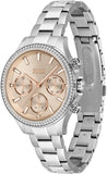 Hugo Boss Hera Rose Pink Dial Silver Steel Strap Watch for Women - 1502565