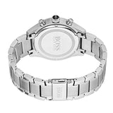 Hugo Boss Grand Prix Blue Dial Silver Steel Strap Watch for Men - 1513478