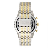 Hugo Boss Navigator White Dial Two Tone Steel Strap Watch for Men - 1513499