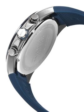 Hugo Boss Distinct Blue Dial Blue Rubber Strap Watch for Men - 1513856