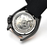 Seiko 5 Sports Automatic Blue Dial Black NATO Strap Watch for Men - SBSA098