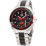 Tag Heuer Formula 1 Max Verstappen Limited Edition Grey Dial Two Tone Steel Strap Watch for Gents - CAZ101U.BA0843