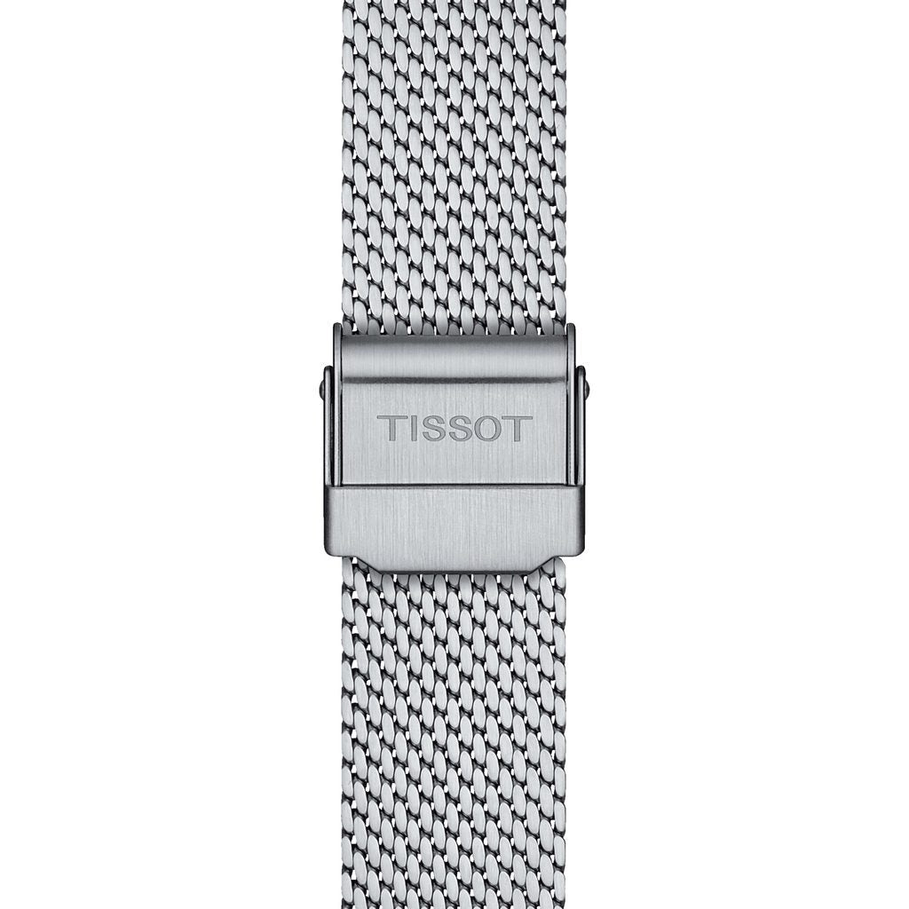 Tissot Everytime Lady Silver Dial Silver Mesh Bracelet Watch for Women - T143.210.11.011.00