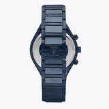 Maserati Stile Chronograph Blue Dial Blue Steel Strap Watch For Men - R8873642008