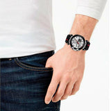 Tissot T Race Chronograph White Dial Black Silicone Strap Watch For Men - T115.417.27.011.00