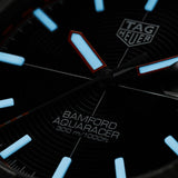 Tag Heuer Aquaracer Calibre 5 Bamford Limited Edition Black Dial Grey Steel Strap Watch for Men - WAY208C.FC6383