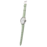 Tag Heuer Formula 1 Quartz Diamonds Mother of Pearl Dial Green Leather Strap Watch for Women - WBJ131A.FC8249