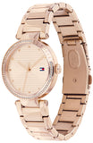 Tommy Hilfiger Lynn Quartz Rose Gold Dial Rose Gold Steel Strap Watch For Women - 1782237