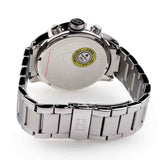 Tommy Hilfiger Jackson Quartz Black Dial Silver Steel Strap Watch for Men - 1791243