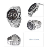 Tommy Hilfiger Blaze Chronograph Black Dial Silver Steel Strap Watch For Men - 1792029