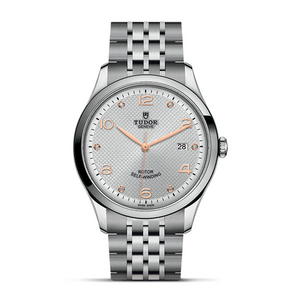 Tudor 1926 Automatic Diamonds Silver Dial Silver Steel Strap Watch for Men - M91650-0003