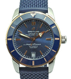 Breitling Superocean Heritage B20 Automatic 42 Blue Dial Blue Mesh Bracelet Watch for Men - UB2010161C1S1