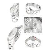 Gucci G Timeless Quartz Silver Dial Silver Steel Strap Watch For Women - YA126551